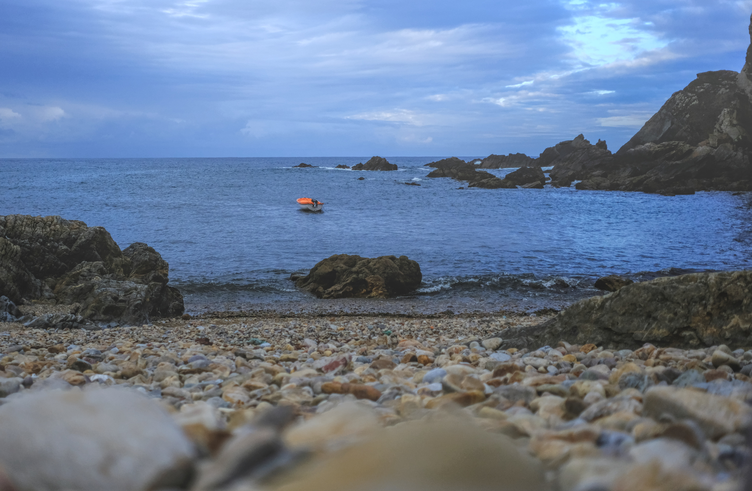 Playa de Moniello, Asturias